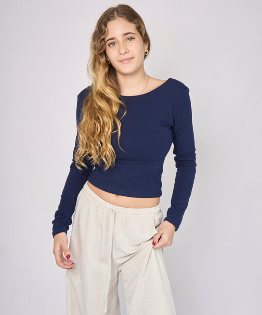 Top Rafaela Azul Marino