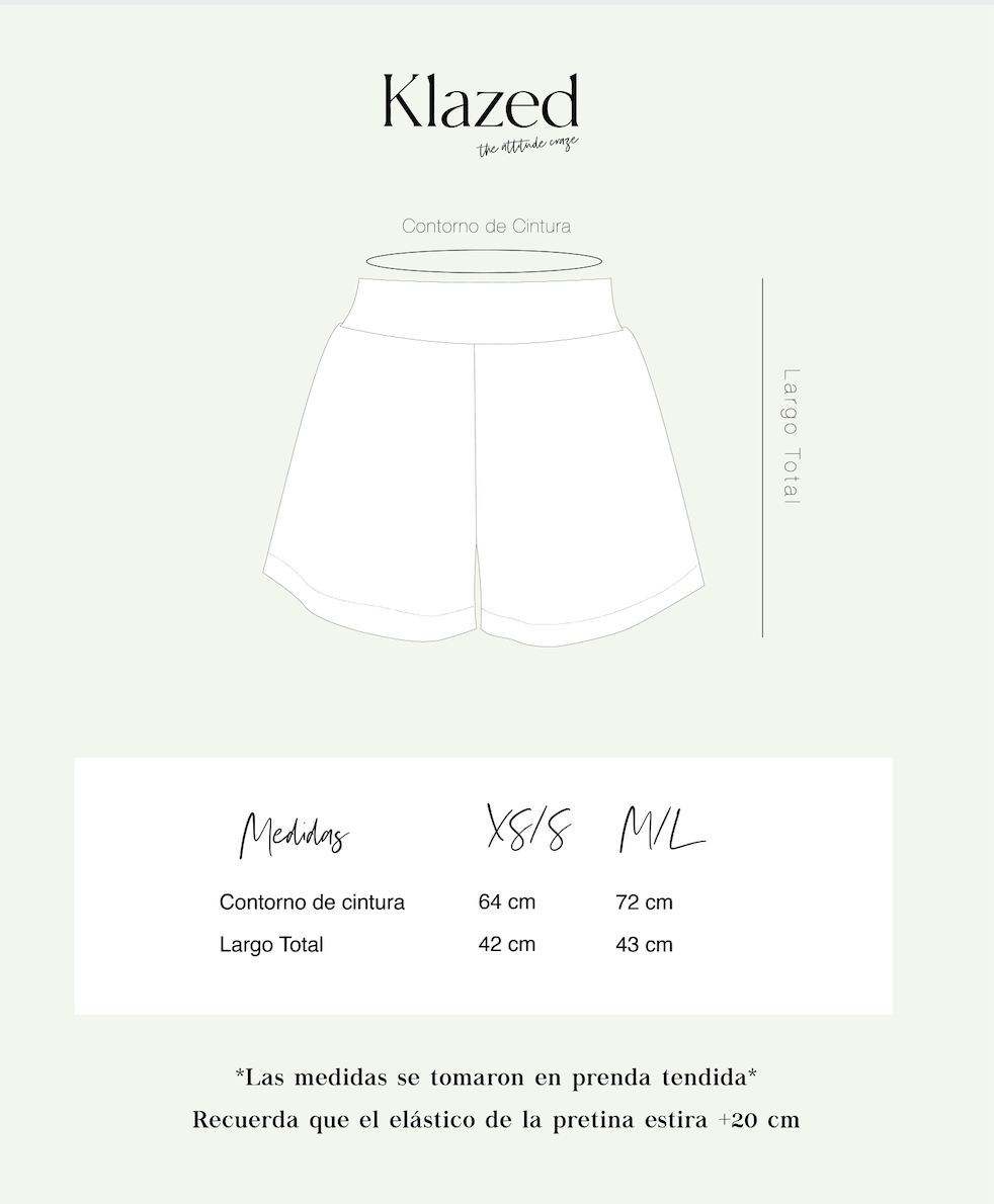 Set Andra White - Camisa + Short