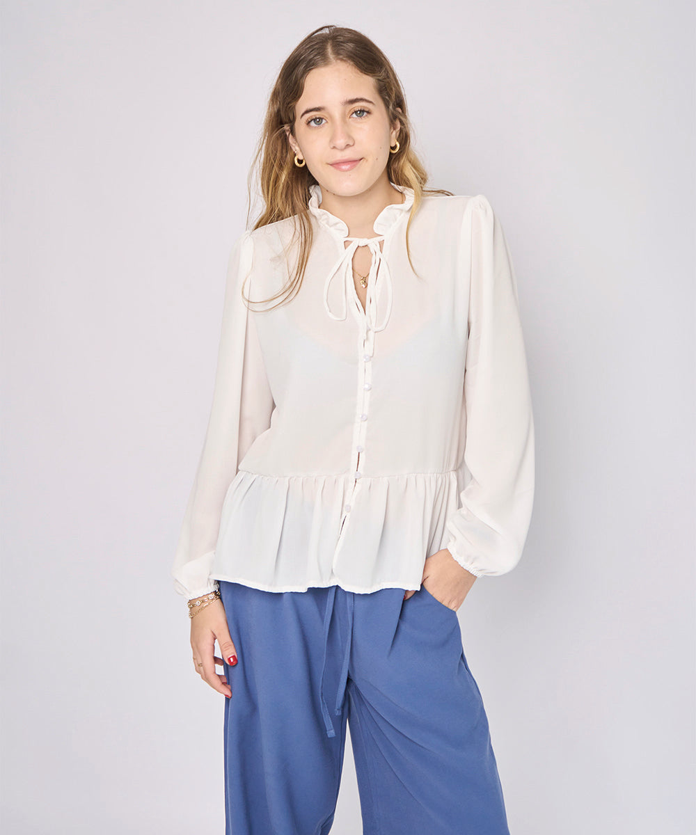 Blusa Sofía Blanca