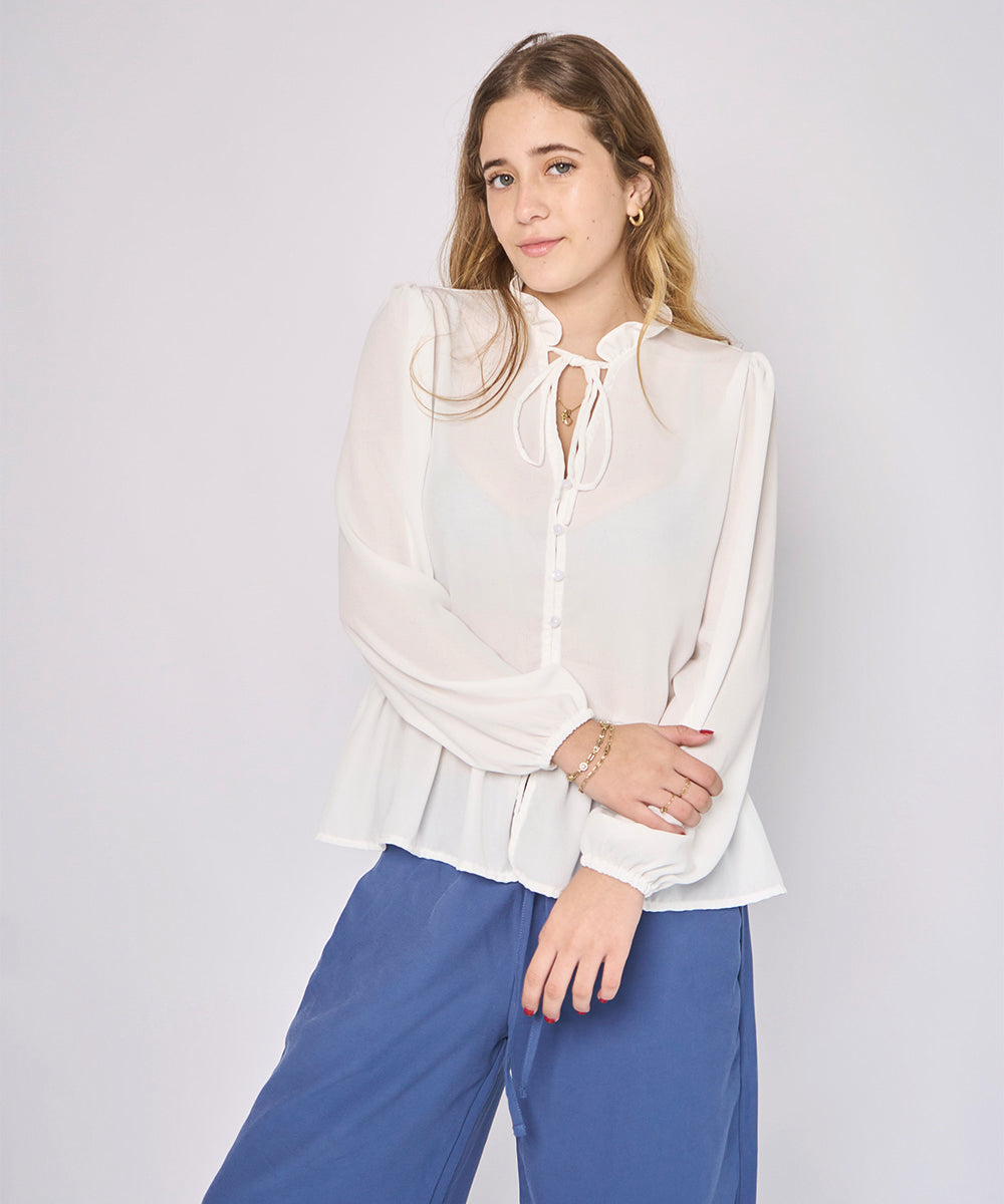 Blusa Sofía Blanca