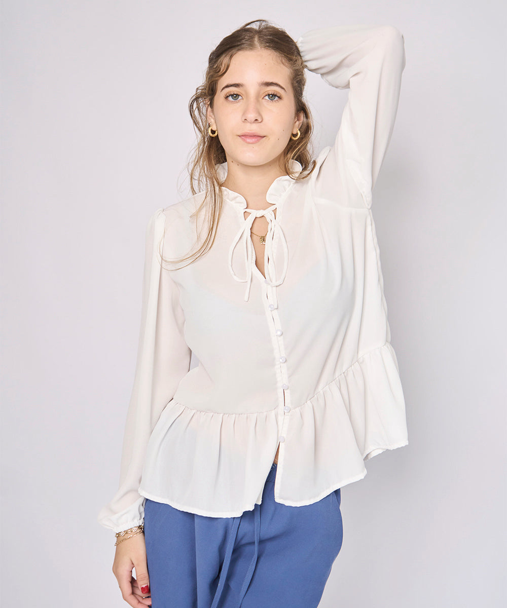 Blusa Sofía Blanca