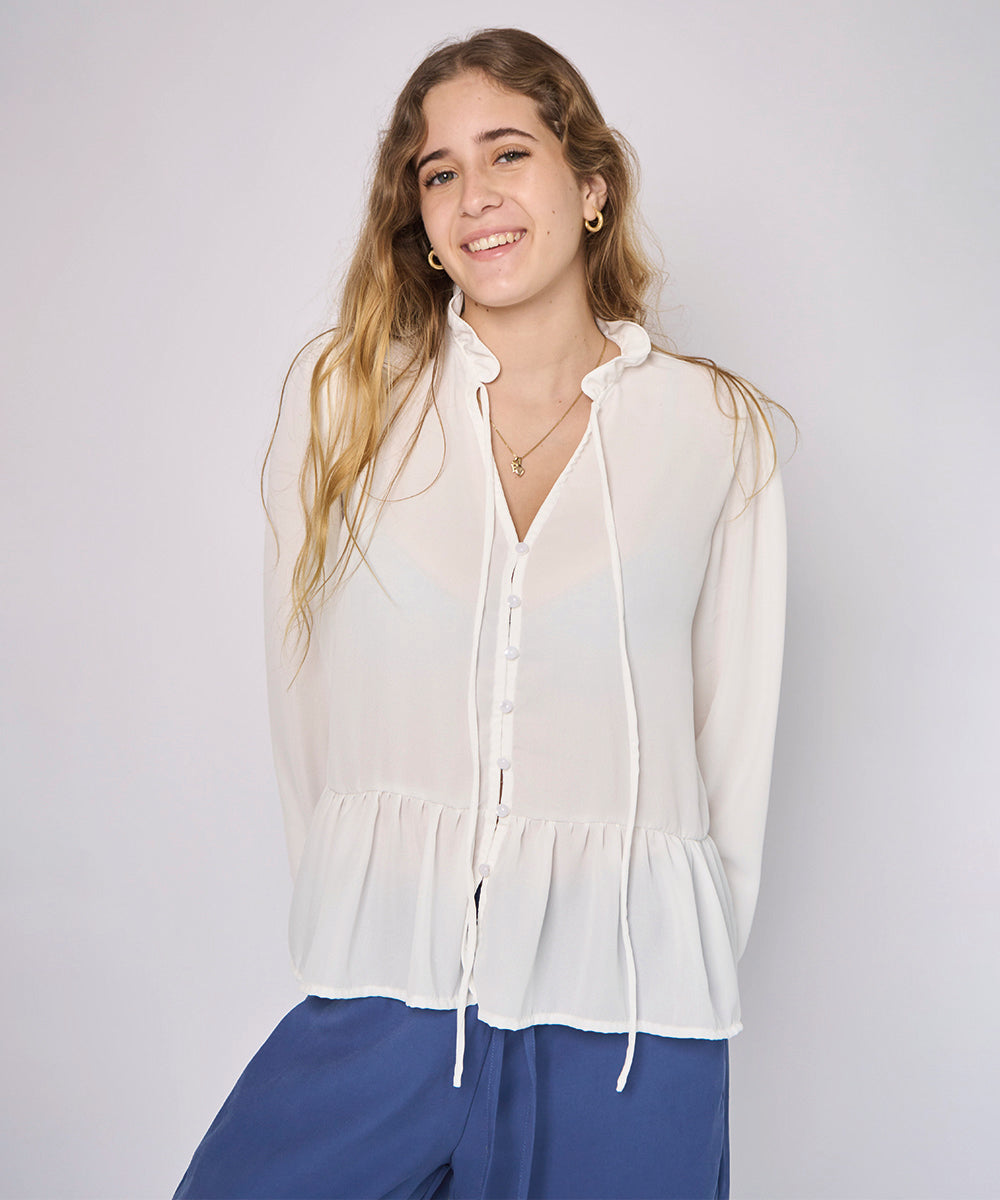 Blusa Sofía Blanca