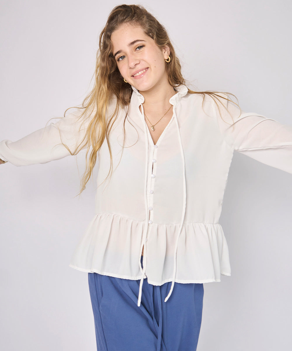 Blusa Sofía Blanca