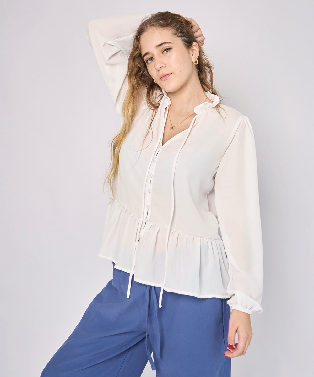 Blusa Sofía Blanca