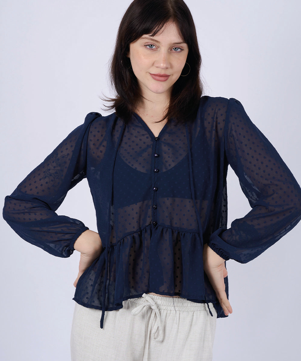 Blusa Sofía Azul