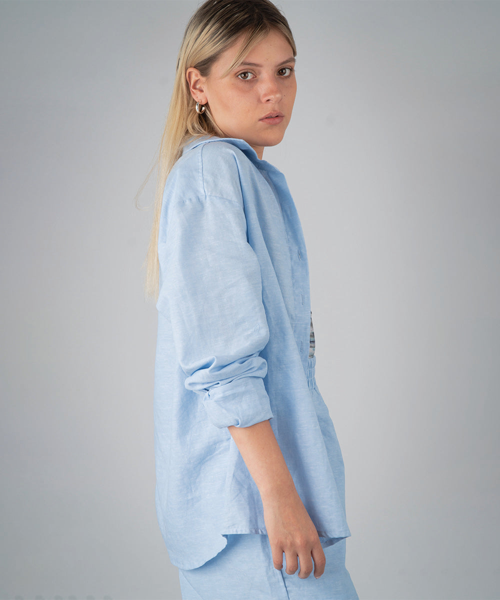 Set Andra Bleu Clair - Camisa + Short