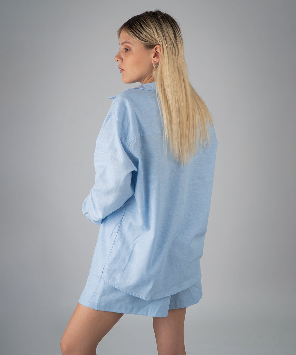 Set Andra Bleu Clair - Camisa + Short