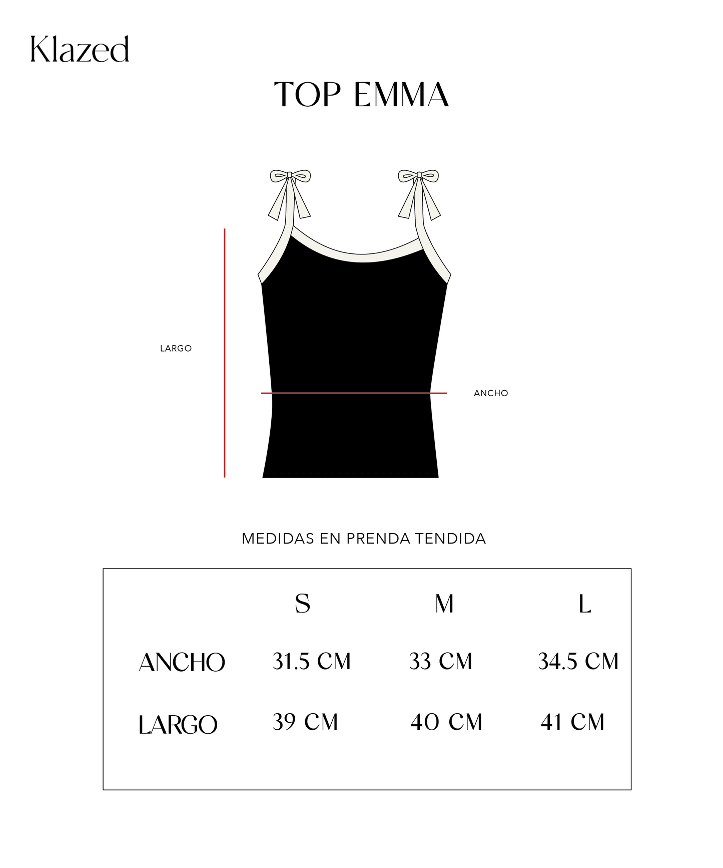 Emma Top Black