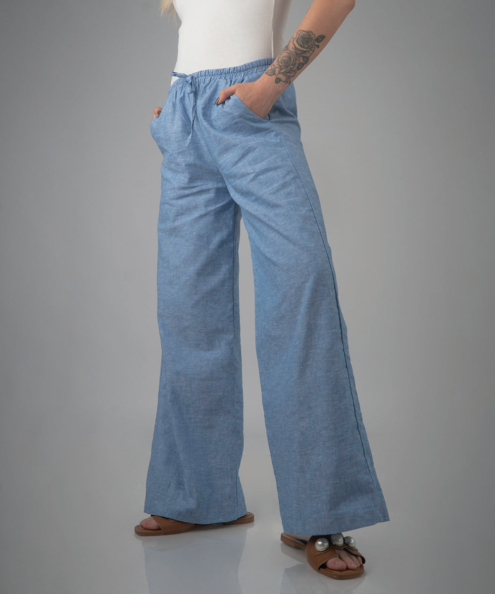 Pant Martina Azul Lino