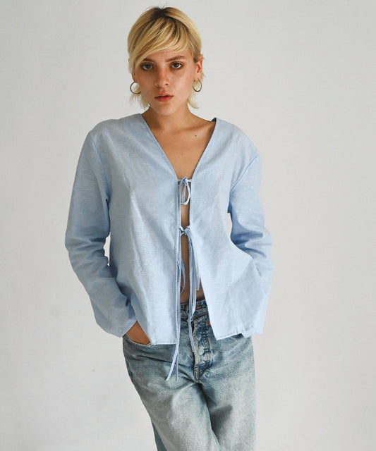 Blusa Tassy Blue Ciel