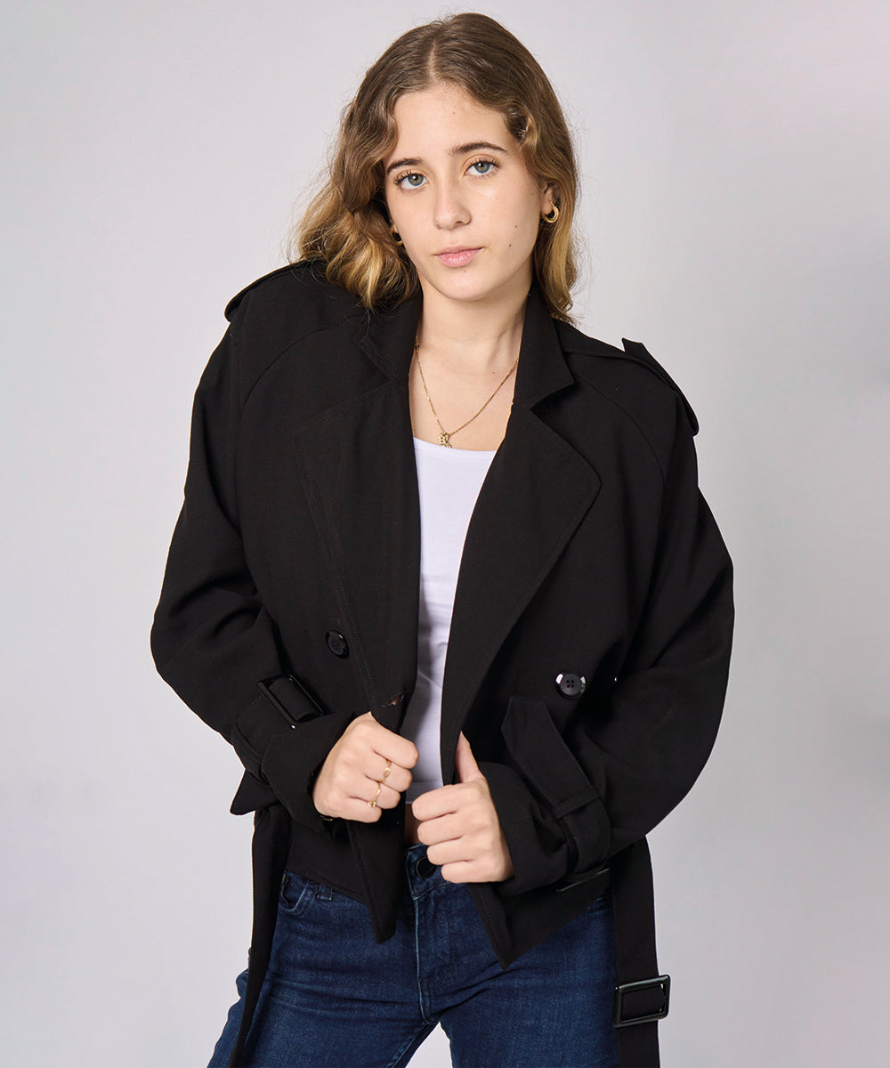 Trench Coat Nella Negro