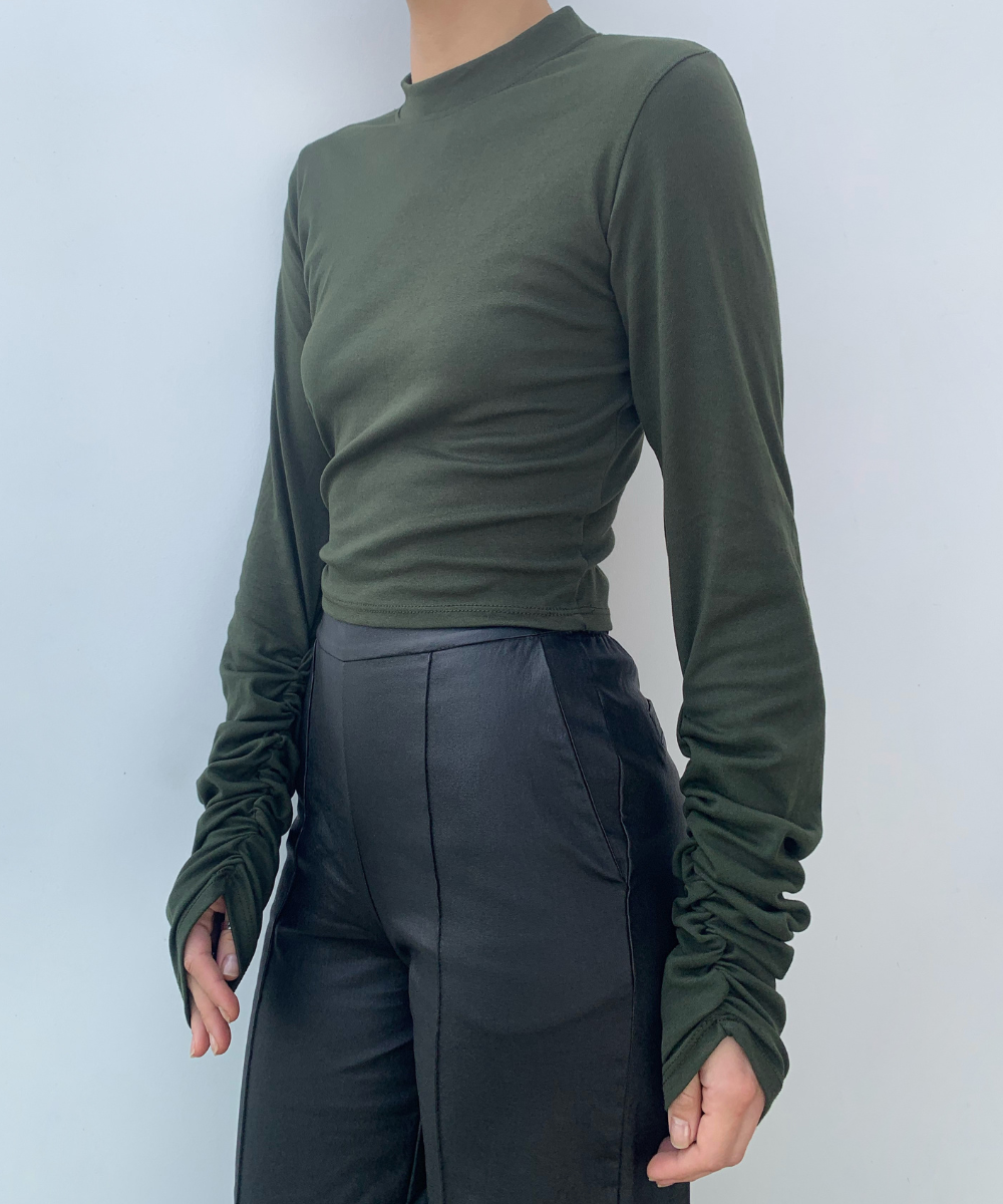 Raven Top Verde Olivo