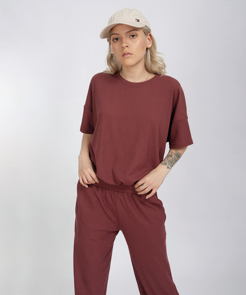 Set Chloe Vino - Polo Oversized + Pant