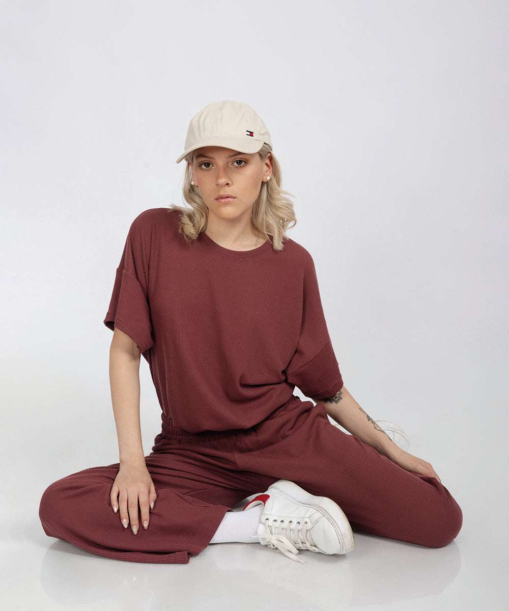 Set Chloe Vino - Polo Oversized + Pant