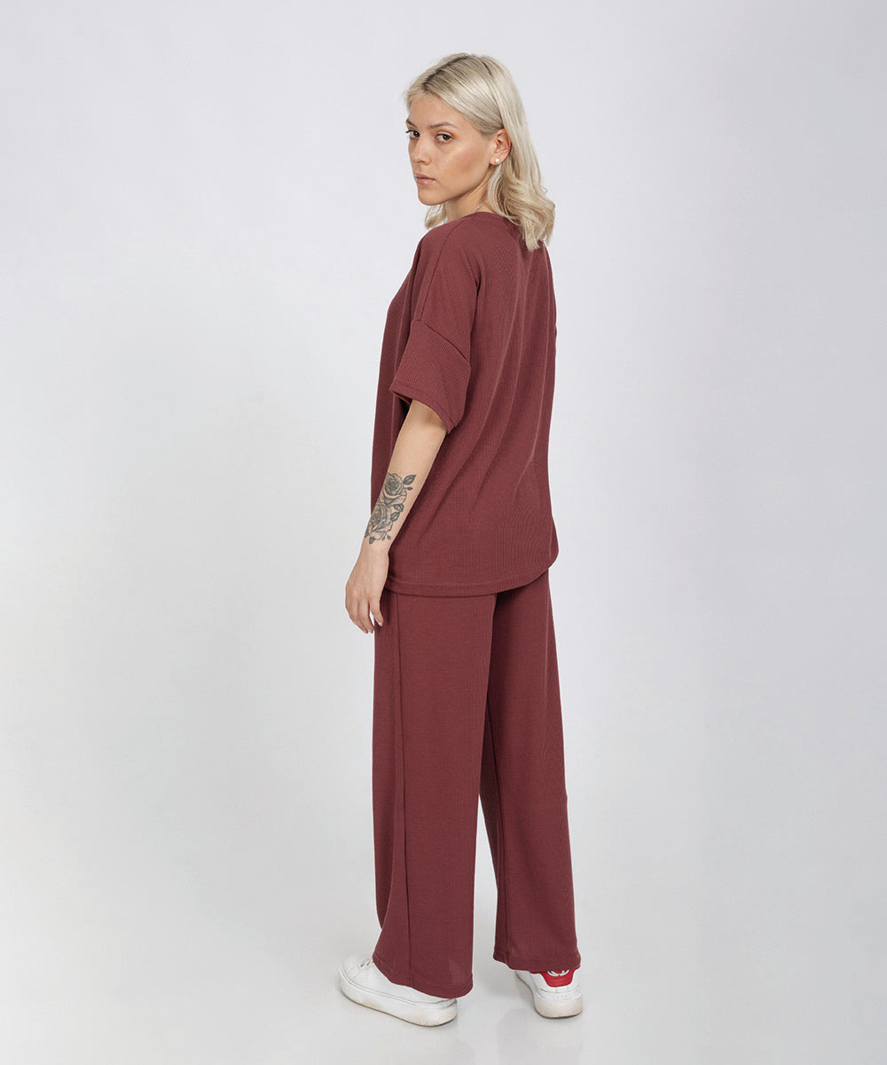 Set Chloe Vino - Polo Oversized + Pant