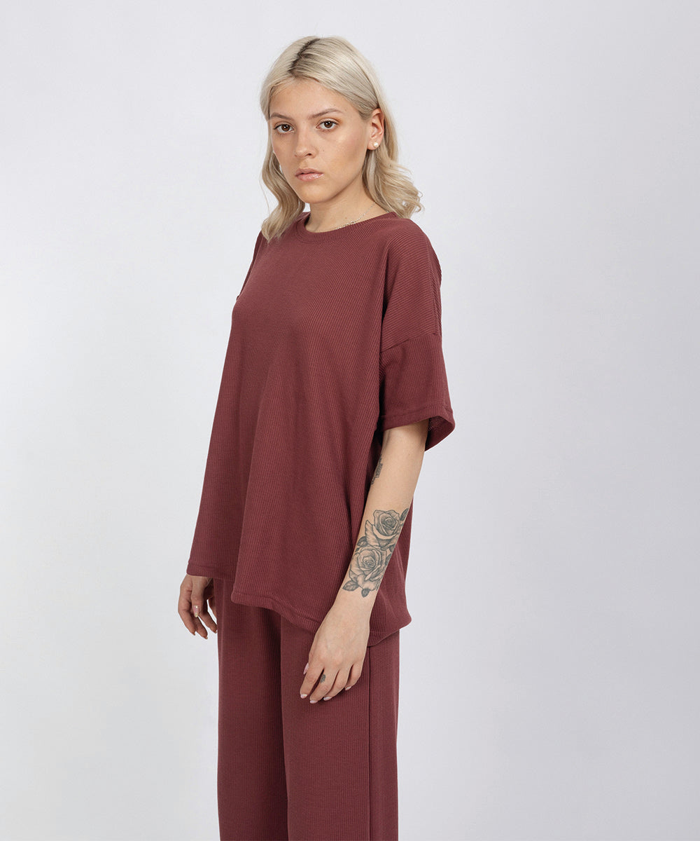 Set Chloe Vino - Polo Oversized + Pant